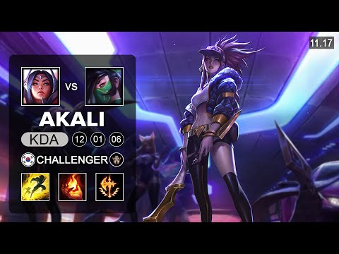 Gen G BDD Akali Mid vs Irelia - KR Challenger - Season 11 Patch 11.17