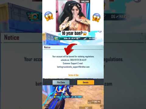 10 Years ID BAN 😱?? OMG😜#shorts#pubgmobile#bgmi#shortvideo#ytshorts#pubg@kauroplive