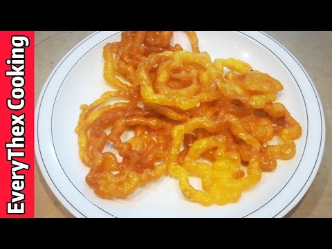 Jalebi Homemade Mithai Fast Easy Recipe In Urdu Hindi by EveryThex Cooking