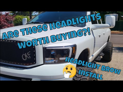 Review of Spyder headlights and how to do a custom brow.