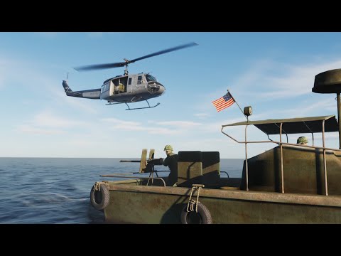 DCS UH-1 Huey Sound and Skin mods preview