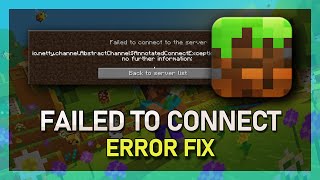 Minecraft - How To Fix IO Netty Channel Abstract Channel … Error (Failed to connect to server)
