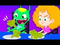 Groovy The Martian & Phoebe - Are You Hungry? Groovy teaches to eat vegetables to kids