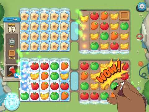 We Bare Bears - Match3 Repairs - Level 101 (by match3news.com)