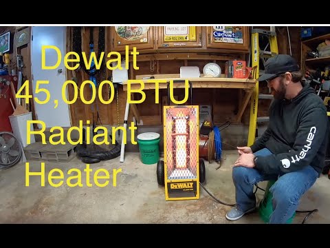 Dewalt Propane Radiant Heater - Unboxing, Assembly, and Review
