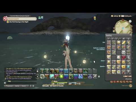 Fullmoon Sardine Location | 6:30pm | Final Fantasy XIV Online | Fishing