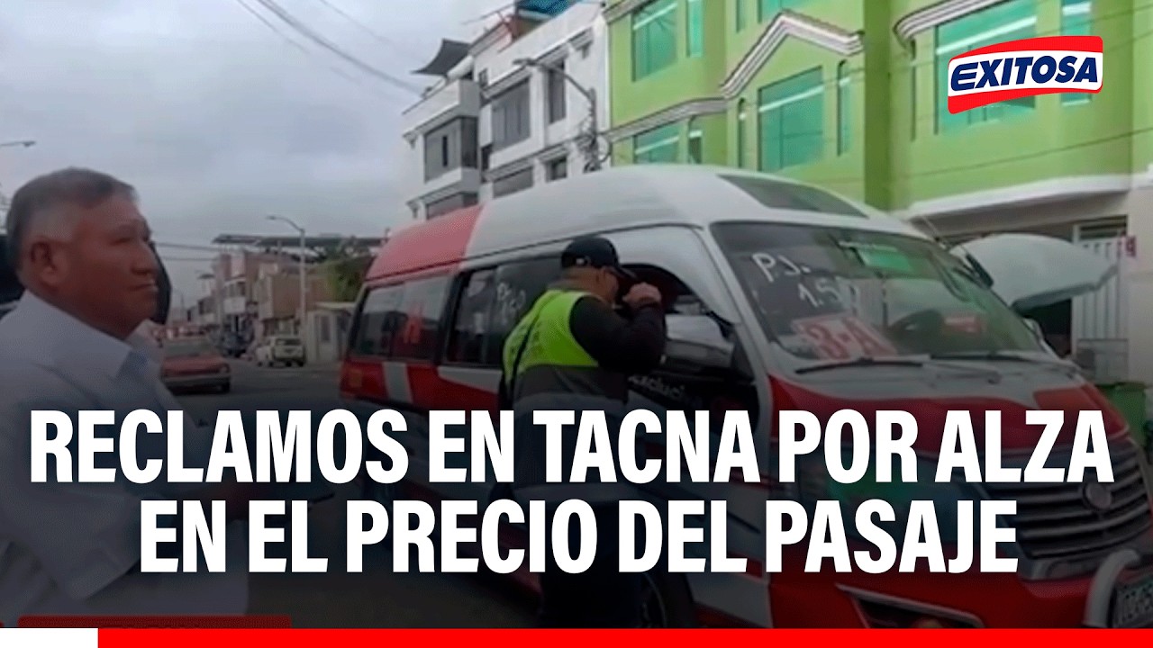 🔴🔵 Ciudadanos en Tacna se reunieron con autoridades municipales por alza del precio del pasaje