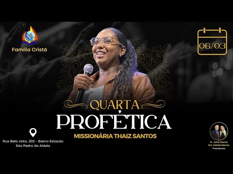 Missiónária Thais Santos - Lucas 1.13, 36-38