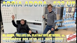 Adria Adora 522 UP 2024 nu met € 4459,= extra korting FULL OPTIONS !!!