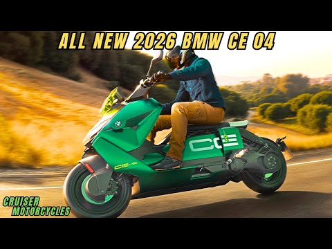All New 2026 BMW CE 04 | A Scooter From the Future!