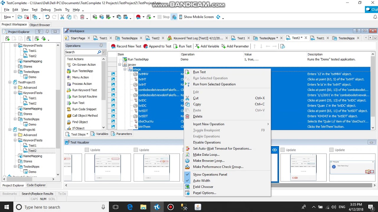Data-Driven-Testing-DatabaseTable-TestComplete