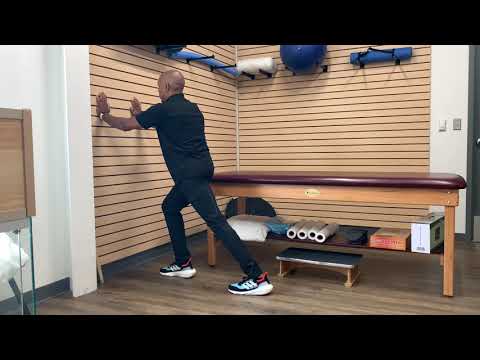 Calf Stretch: Soleus and gastroc