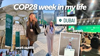 week in my life in Dubai for COP28! travel with me, work events, my thoughts