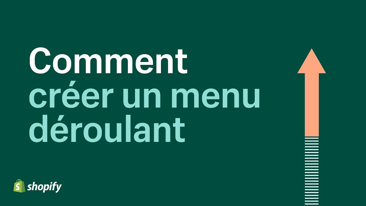 Comment créer et modifier un menu déroulant