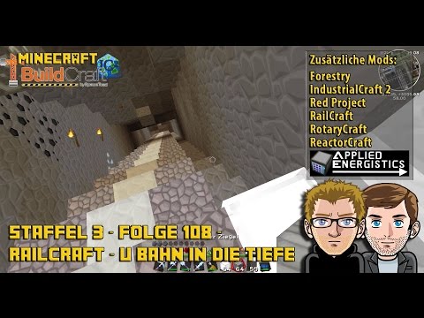 Let´s Play Buildcraft [HD+] S03E108 - Railcraft - U-Bahn in die Tiefe