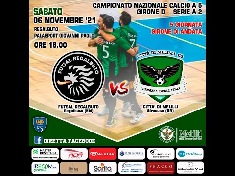 Futsal Regalbuto - Città di Melilli 2-2 Sintesi Futsal Serie A2 Girone D Giornata 5