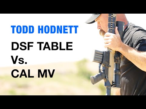 DSF Table vs Cal MV | Todd Hodnett from Accuracy 1st