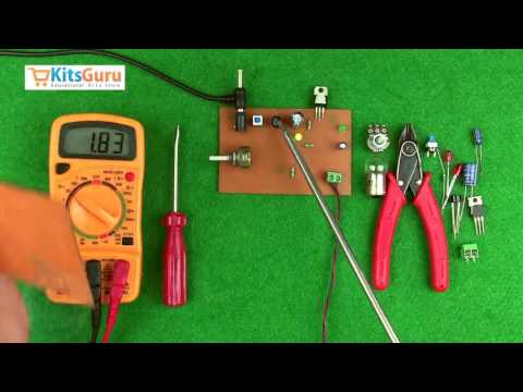 Variable power supply using ic- lm317