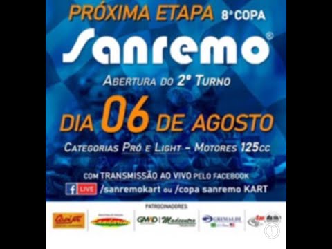 8ª Copa Sanremo de Kart 2022 - 6ª Etapa - Parte 1
