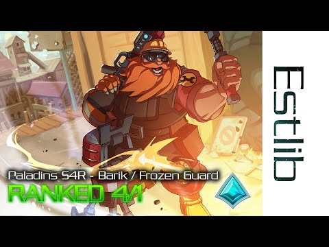 Paladins Ranked S4 - Barik / Frozen Guard