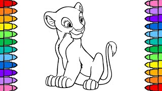 The Lion King Coloring Pages | Drawing and Coloring Simba