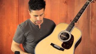 Video thumbnail for Martin Standard Series D-45 Acoustic Guitar Demo by MusicStoreLive.com