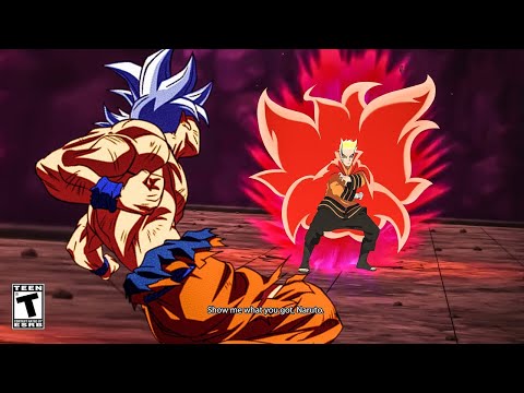 GOKU ULTRA INSTINCT VS  BARYON MODE Naruto's Final Form 2022!
