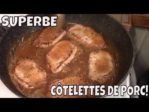 COMMENT FAIRE LES MEILLEURS CÔTELETTES DE PORC EN SAUCE!