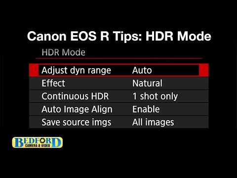 Canon EOS R HDR Mode | Tips & Tricks