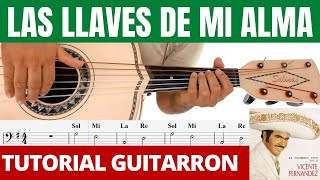 Las Llaves de Mi Alma (Guitarrón) Vicente Fernandez TUTORIAL