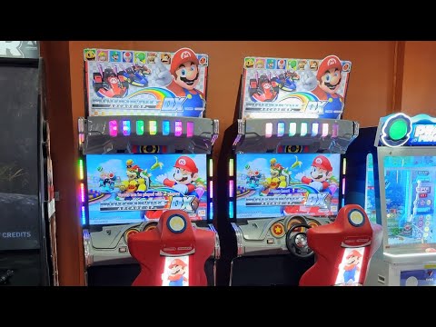 Mario Kart Arcade GP DX (Bandai Namco Games) Cabinet Gameplay