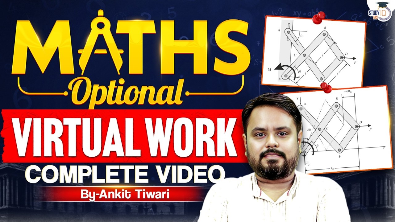 Virtual Work Complete Coverage | Maths Optional UPSC 2026 | StudyIQ IAS