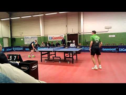 Super division belge tennis table 2018 - blondeau christian VS szymanski filip