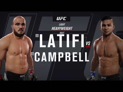 UFC 2: Drake Campbell Career Mode - VS Latifi [PS4]