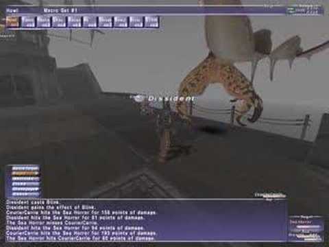 Beastmaster vs Sea Horror FFXI