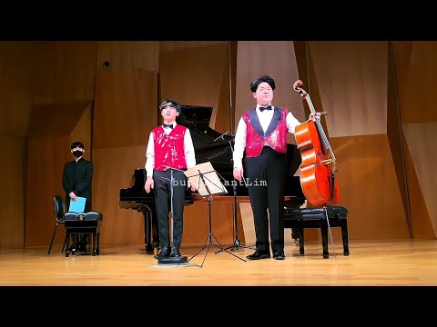 Yunchan Lim with Jaemin Han on 27 January 2022 in Seoul, South Korea. 