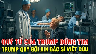 Trump Kneels Down to Ask Vietnamese Doctor for Help to Save His Son. Vietnamese Doctor Promises t...