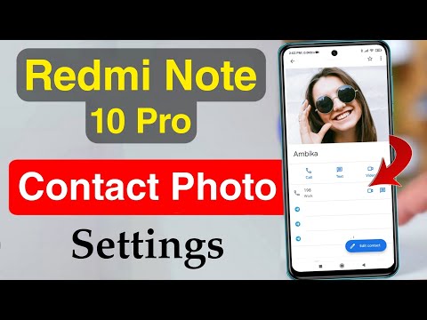 How to Set Contact Photo in Redmi Note 10 Pro | Redmi Note 10 Pro me Contact Photo Kaise Lagaye