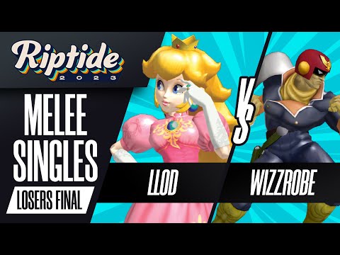 lloD (Peach) vs Wizzrobe (Captain Falcon) - Melee Singles Losers Final - Riptide 2023