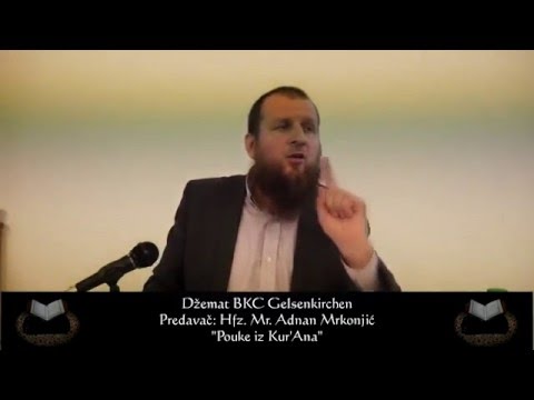 Zahvalnost Allahu - Hfz. Mr. Adnan Mrkonjic