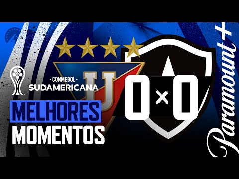Gols e lances de LDU x Botafogo