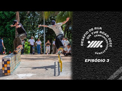 DESAFIO DE RUA ON THE ROAD - EP 3 (PÇA EM UDI) - CEMPORCENTOSKATE