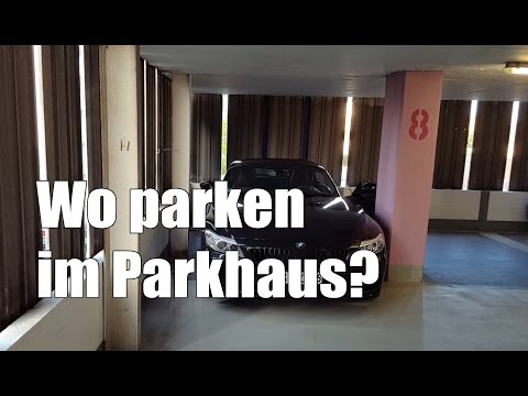 Wo parken im Parkhaus und auf Parkplätzen - Auto Dellen und Kratzer vermeiden