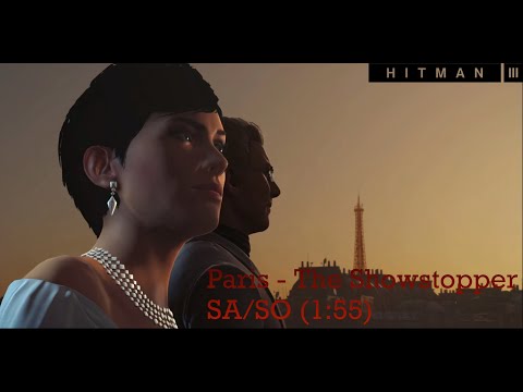 Hitman 3 Paris - The Showstopper: SA/SO Run with Poison Kill (1:55)