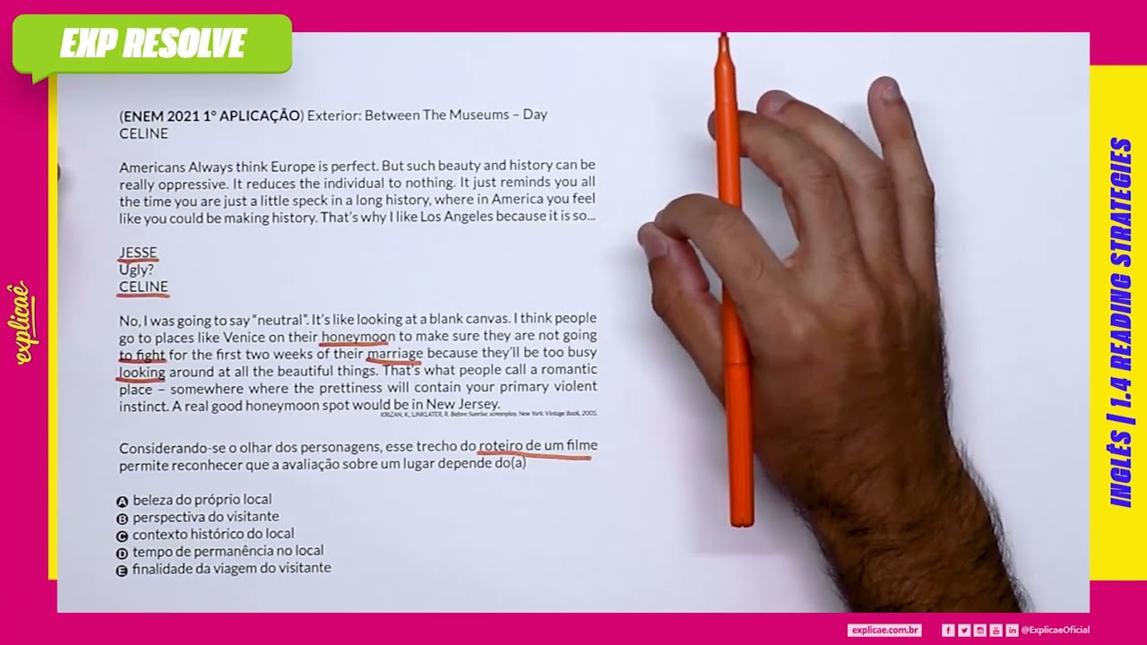 CELINE AMERICANS ALWAYS THINK EUROPE IS PERFECT. BUT SUCH BEAUTY(...) | READING STRATEGIES