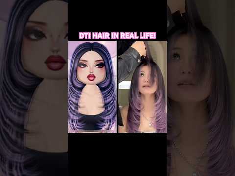 DTI HAIR IN REAL LIFE !! #hair #dresstoimpress #dti #roblox #games