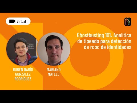 Ghostbusting 101. Analítica de tipeado para detección de robo de identidades.