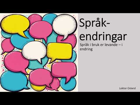 Talespråk i endring