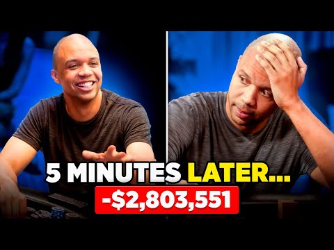 Phil Ivey WINS $1,173,000 and LOSES it in 1 HAND!