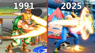 Evolution of Guile's Sonic Boom (1991-2025)